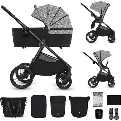 KINDERKRAFT Nea 2 2v1 Lunar Black Bizuu kombinovaný 2025