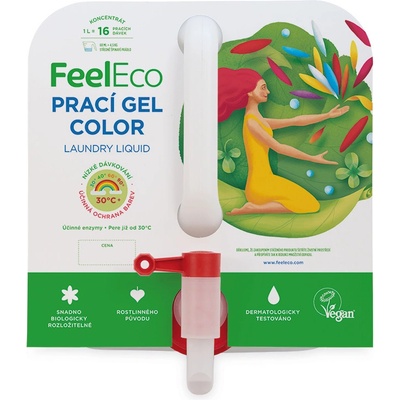 FeelEco prací gel na barevné prádlo 10 l Bag in box