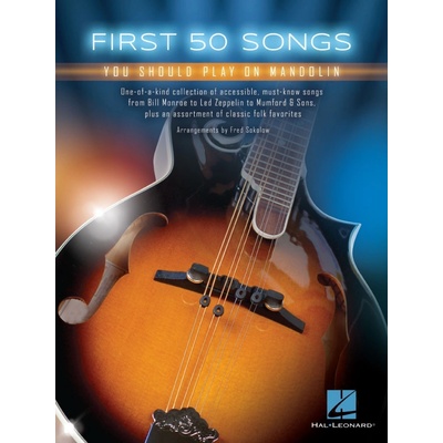 First 50 Songs You Should Play on Mandolin / prvních 50 písniček pro mandolínu – Hledejceny.cz