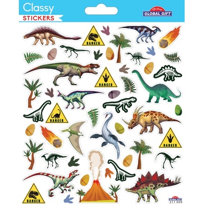 Samolepky GG CLS 211409 Dinosaurs