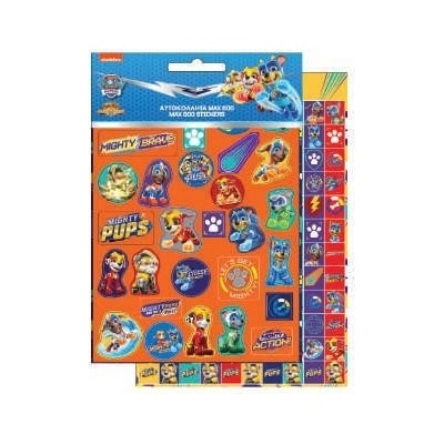Paw Patrol samolepky Tlapková Patrola 600ks