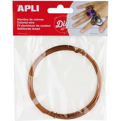 Modelovací drát APLI meděný / šířka 1,5mm / délka 5m