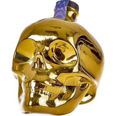 Vodka Zlatogor Skull Gold lebka zlatá 40% 0,5 l (holá láhev)