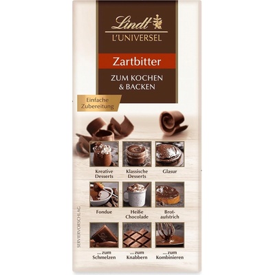 LINDT L´UNIVERSEL hořká na vaření 200 g