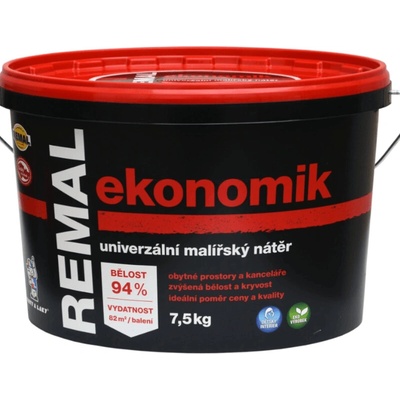 REMAL Ekonomik univerzální malířská barva na zeď, 4 kg