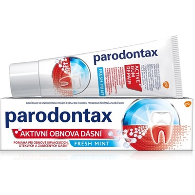 Parodontax Aktivní obnova dásní fresh mint 75 ml – Hledejceny.cz