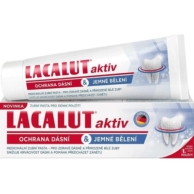 Lacalut Aktiv ochrana dásní & jemné bělení 75 ml – Hledejceny.cz
