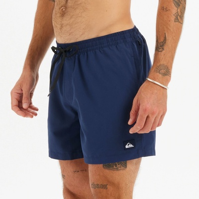 Quiksilver krátke pánske plážové šortky Volley tmavomodré