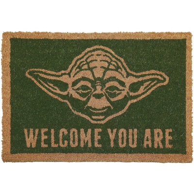 Pyramid International Star Wars: Yoda Welcome You Are 60 x 40 cm zelená