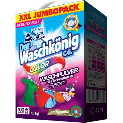 Der Waschkönig prací prášek Color 100 PD 7,5 kg