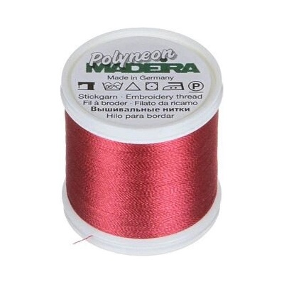 Vyšívací nitě PES Madeira Polyneon (400m) barva 1919 dark mauve