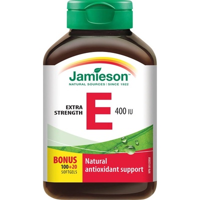 Jamieson Vitamín E 400 IU 120 tabliet