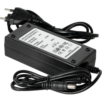 Stolný napájací transformátor 24V 60W 2.50A DC Plug Kobi