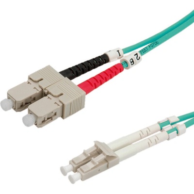 Roline 21.15.8728 Optický patch, LC-ST 50/125 (multimode), duplex, OM3, 10m