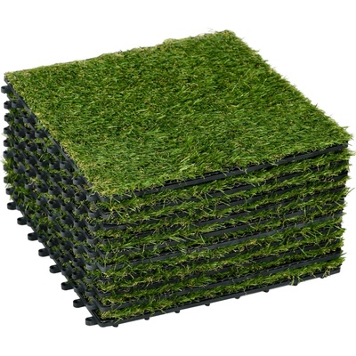 Outsunny tmavě zelená 10 kusů 30 x 30 cm – Hledejceny.cz