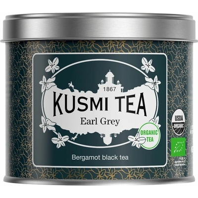 Kusmi Tea Sypaný Bio organický čierny čaj Earl Grey 100 g