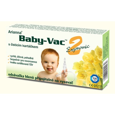 Baby Vac Arianna 2 s čistic.kart. nosní odsávačka – Hledejceny.cz