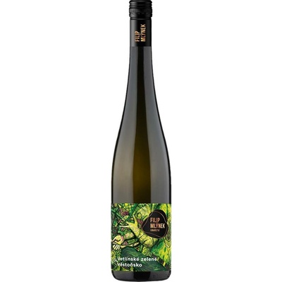 Mlýnek Veltlínské zelené, pozdní sběr, "Perná, Věstoňsko", 2024 13,5% 0,75 l (holá láhev)