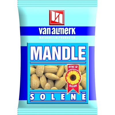 Van Almerk Mandle blanšírované pražené solené 60 g