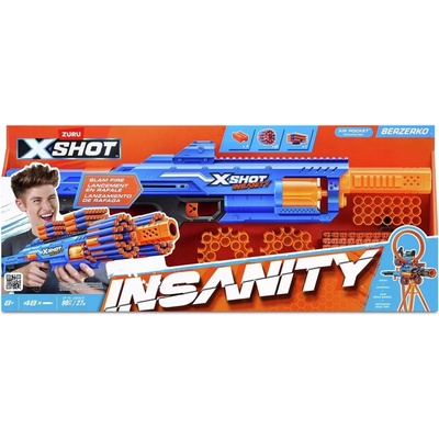 XShot Pistole na šipky Bezerko 8 Shot Insanity + 48 šipek