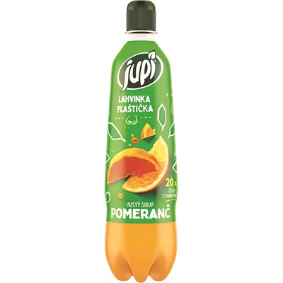 Jupí Lahvinka Hustý sirup pomeranč 0,7 l
