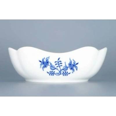 Český porcelán Dubí miska čtyřhranná vysoká 10460 Cibulák 15 cm