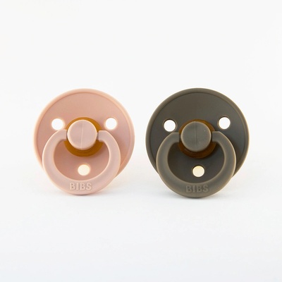 Bibs Colour Dark Oak Blush tmavě hnědá ruměncová 2 ks