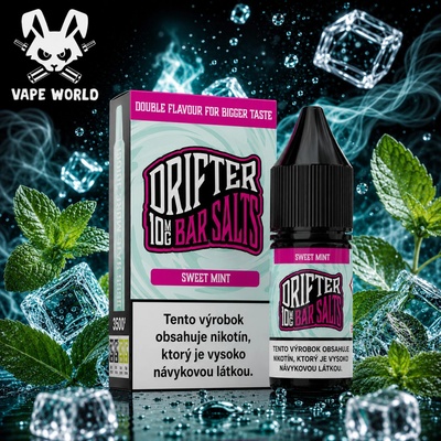 Juice Sauz Drifter Bar Salts Sweet Mint 10 ml 10 mg