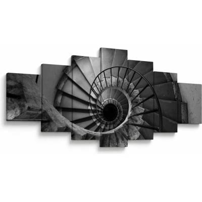 Obraz - Schodisko, sedemdielne 210x100 cm