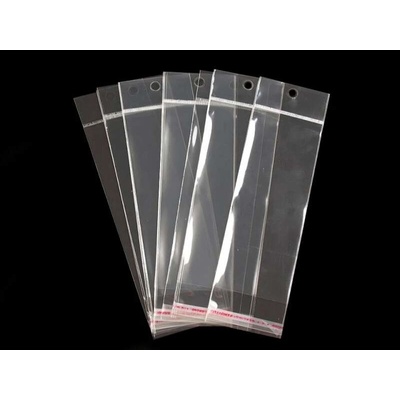 Celofánové sáčky 6x15 cm s lepicí lištou a závěsem 100ks/bal – Hledejceny.cz