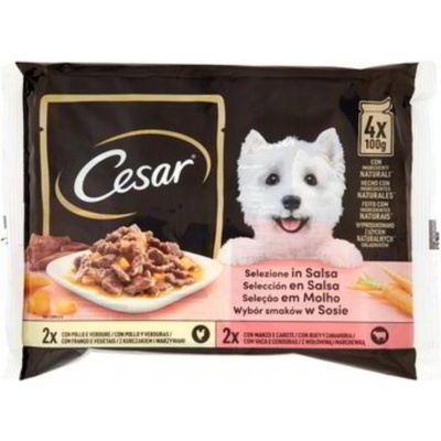 Cesar Adult Selection mix v omáčke 400 g