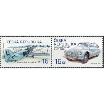 Česká pošta (2016) č. 903 - 904 ** - Česká republika - Historické dopravní prostředky (3)