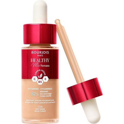 Bourjois Paris Healthy Mix Clean & Vegan Radiant Foundation 55N Deep Beige 30 ml