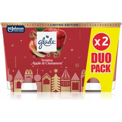 Glade Twinkling Apple & Cinnamon 2 x 112 g