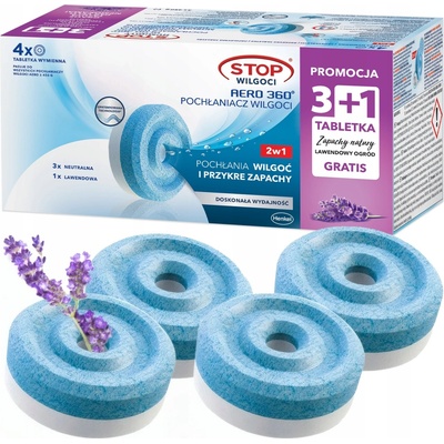 Ceresit Aero 360 Tablety pohlcovače vlhkosti 4 x 450 g – Hledejceny.cz