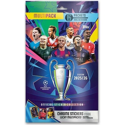 Topps Champions League stickers 2025 2026 multipack