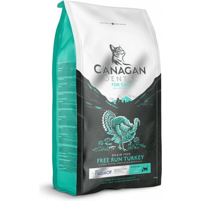 CANAGAN Cat Dental Free Run Turkey 1,5 kg
