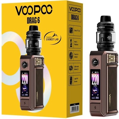 VooPoo Drag 6 Kit 4400 mAh Brown