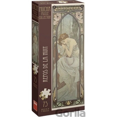 DINO Panoramatické Alfons Mucha Odpočinok noci 75 dielov