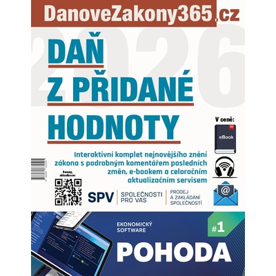 Zákon o dani z přidané hodnoty 2026 s komentářem změn