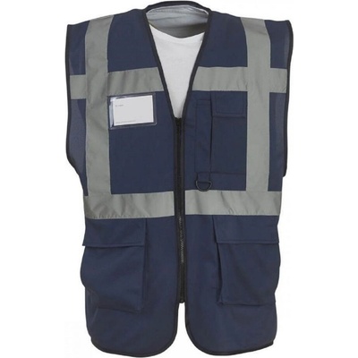 Yoko vesta HVW801 Hi-Vis multifunkční výstražná navy