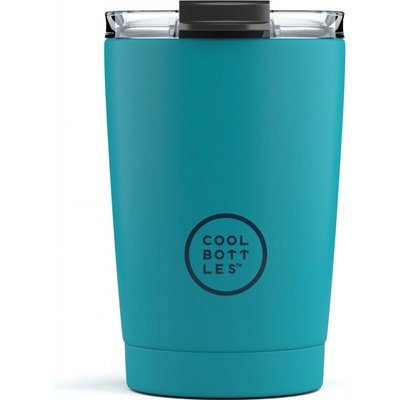 Cool Bottles Nerezový termohrnek Mono Black 330 ml