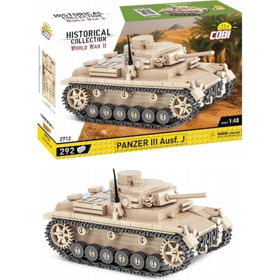 Cobi 2712 německý tank PzKpfw III AUSF J