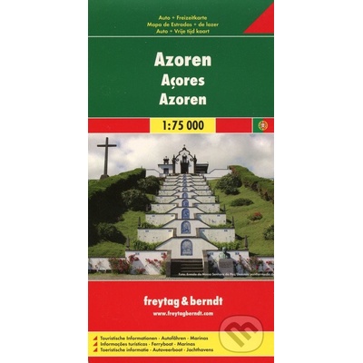 Azoren 1:75 000 - freytag&berndt – Hledejceny.cz