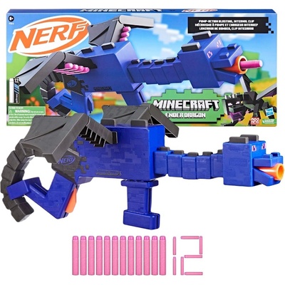 Hasbro Nerf Minecraft Ender Dragon a 12 Nerf Elite šipek