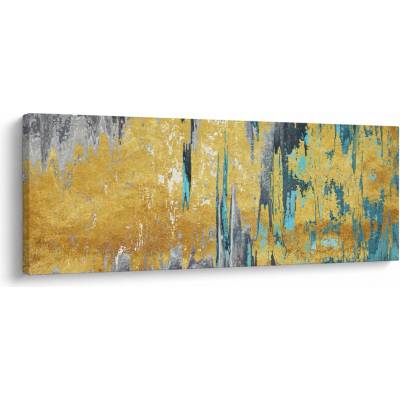 Obraz - Zlatý design, jednodielne 145x58 cm