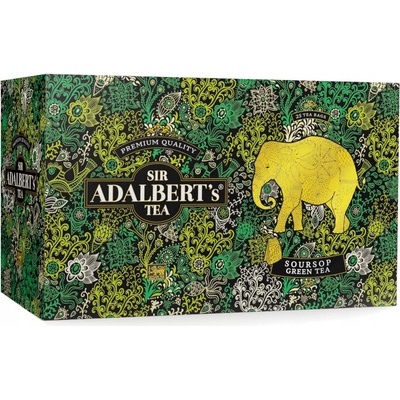 Sir Adalbert's tea Soursop Green Tea porciovaný čaj 25 ks