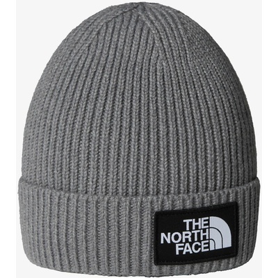 The North Face Logo Box Cuffed Beanie tnf medium grey heather