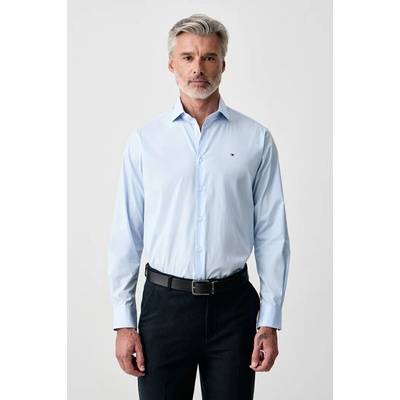 Tommy Hilfiger pánska košeľa s bavlnou MW0MW45307 modrá