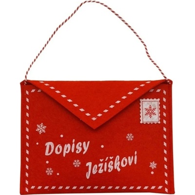 Goba Obálka filcová Dopisy Ježíškovi 18x13cm